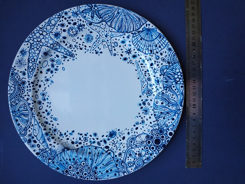 Decorative Wall Plate Decorative Plates Ceramic Plates Etsy