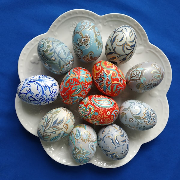 Hand Painted Egg - Etsy