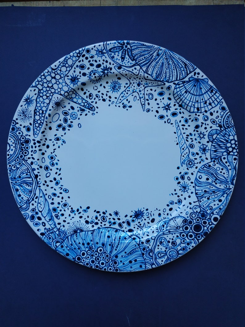 Decorative Wall Plate Decorative Plates Ceramic Plates Etsy