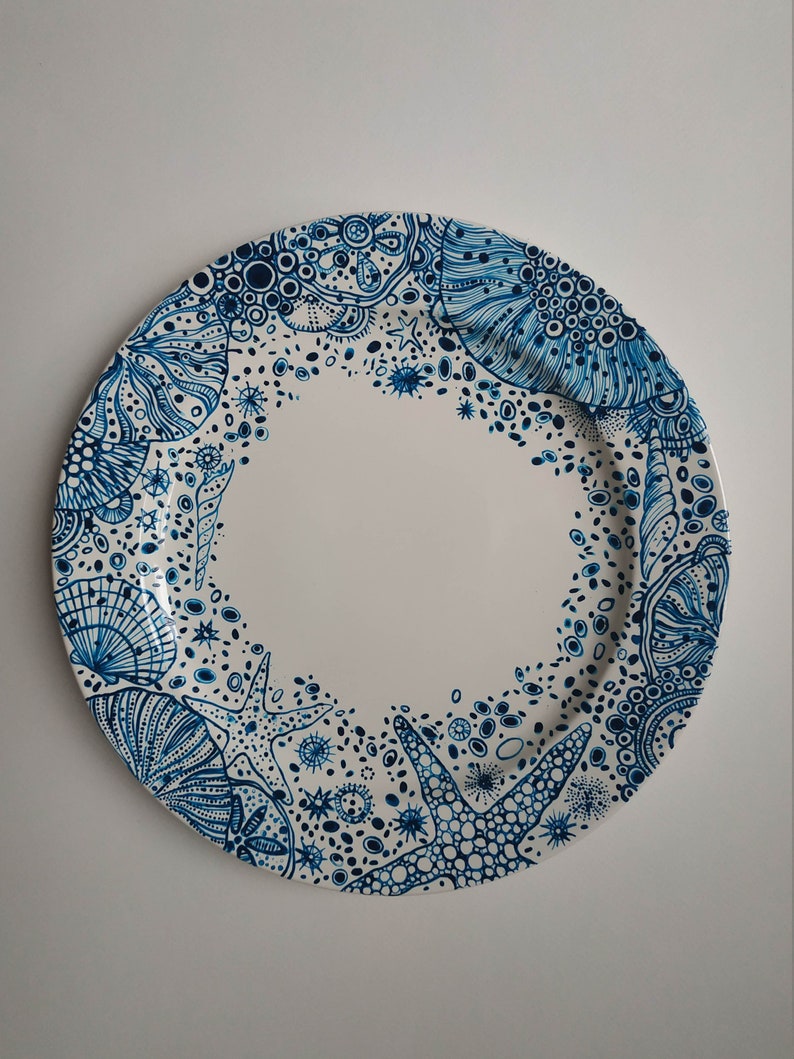 Decorative Wall Plate Decorative Plates Ceramic Plates Etsy