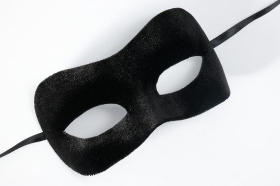 Black Velvet Masquerade Mask Black Velvet Masquerade Mask