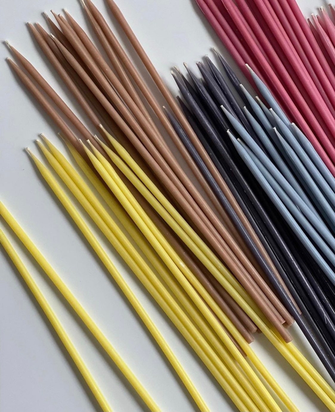 Set of 12 Birthday Cake Candle Birthday Party First Etsy