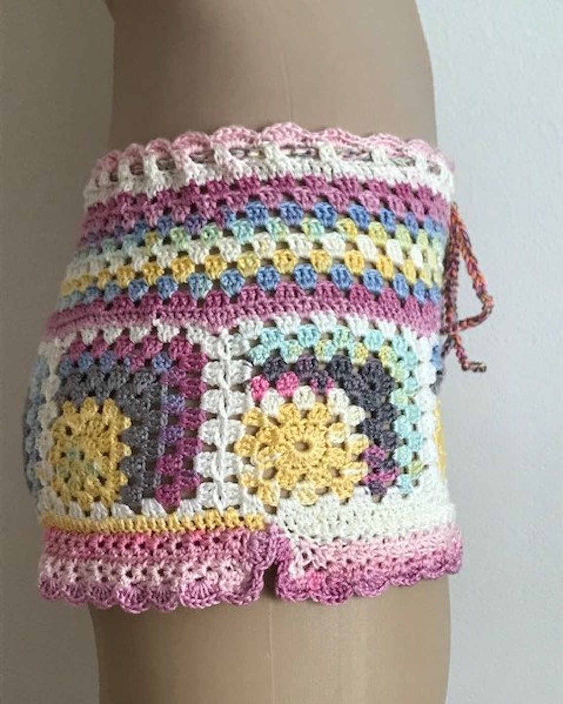 Crochet beach shorts Sexy bikini shorts Summer lace cotton Etsy