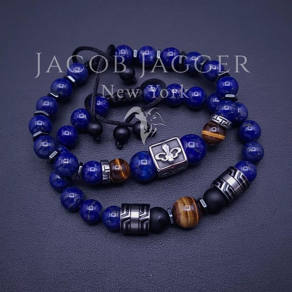 Armband GEMINI - Blue Matt 8 Mm Sodalith-Stein - Juwelier Müller