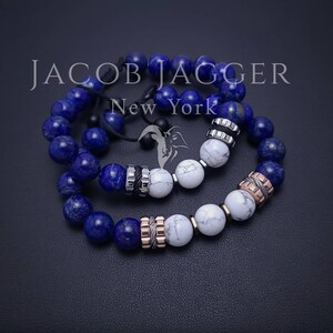 Bracelet Pierres Naturelles - Aventurine, Howlite, Lapis Lazuli - Ajustable - Style Bohème