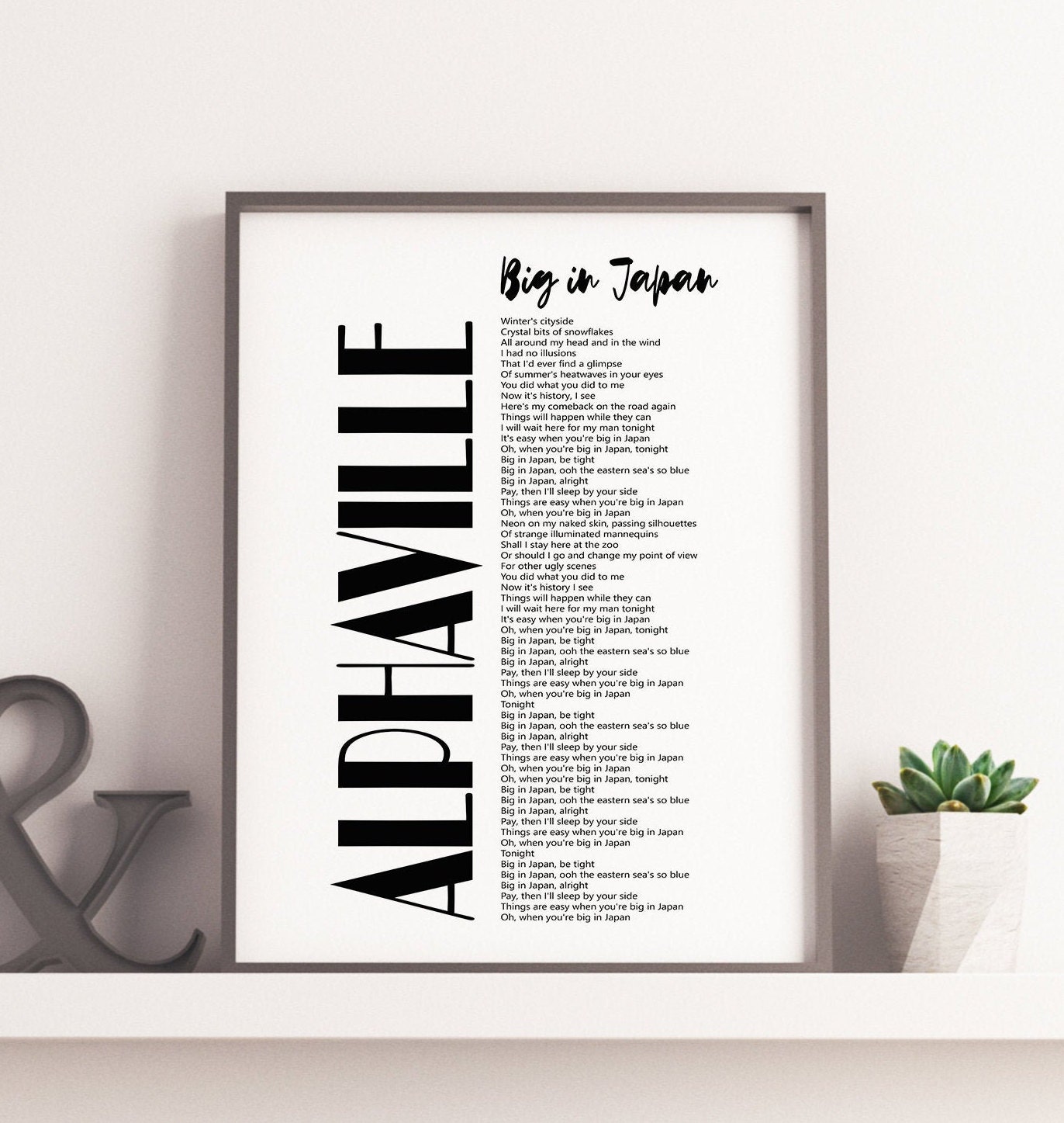 big in japan lyrics