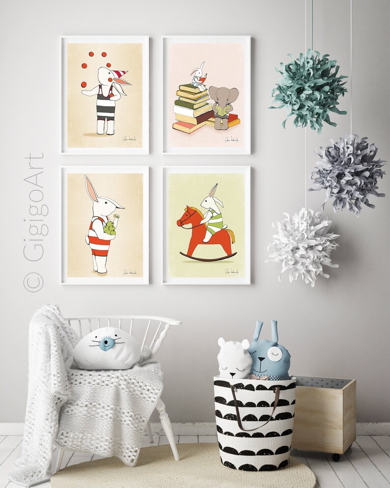 Kinderzimmer Zirkus - bucherregal