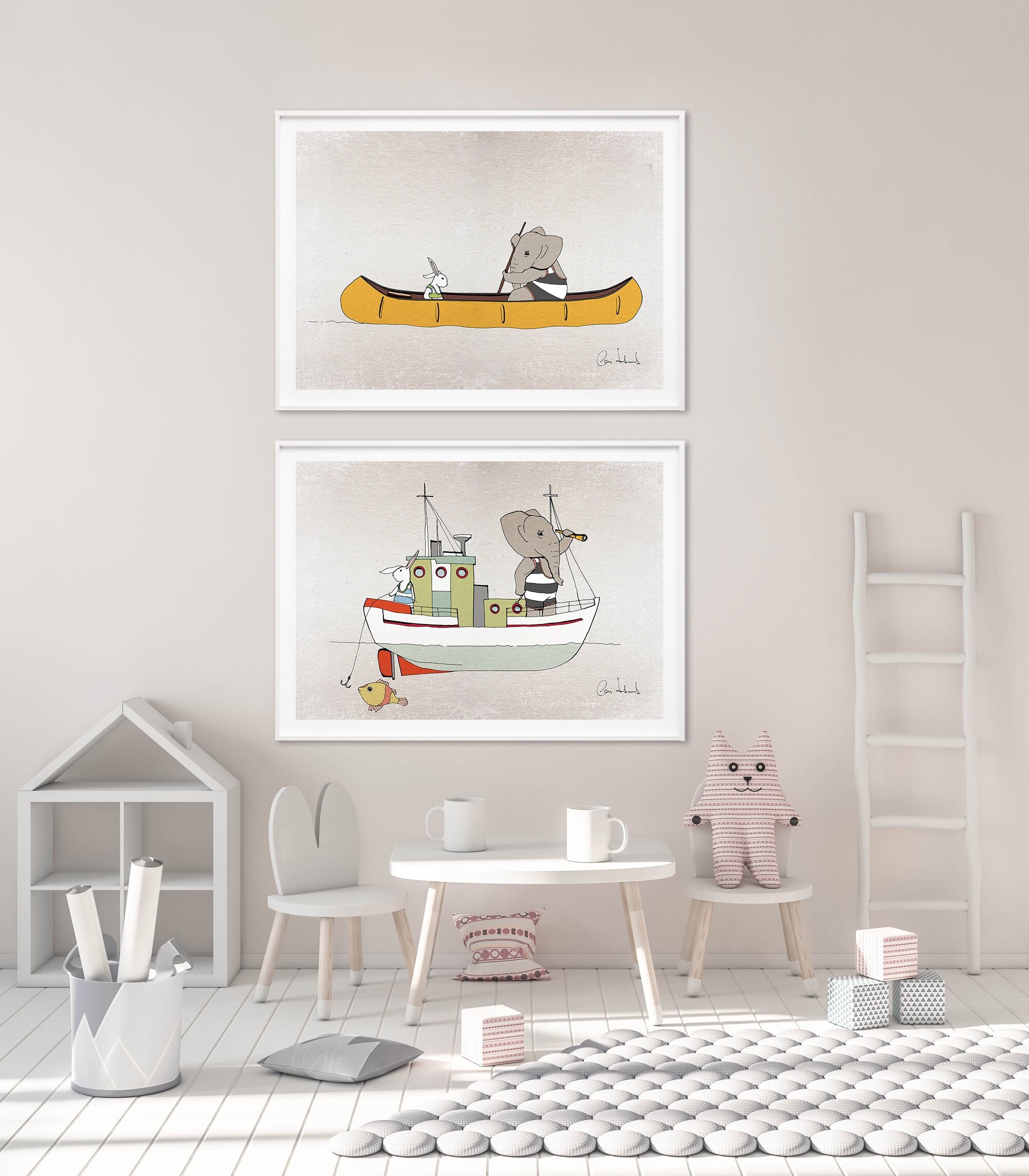 baby boy room animal theme