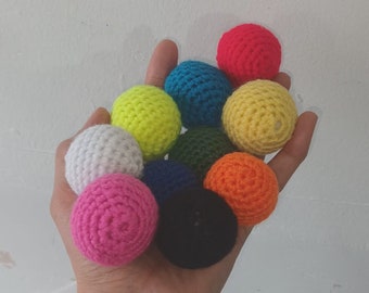 Balles de ping-pong pour bébé au crochet