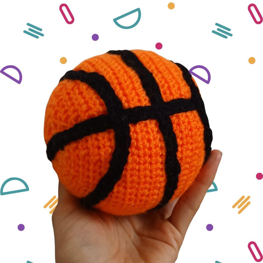 Baby Basketball ... Handmade Crochet Sports Ball ... Soft Toy ... With ...