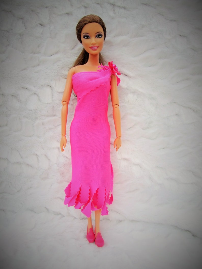 hot pink barbie dress