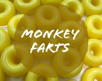 Monkey Farts Wax Melts, Mini Doughnut Wax Melts, Sample Pack, Soy Wax
