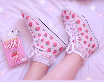 cute pink shoes