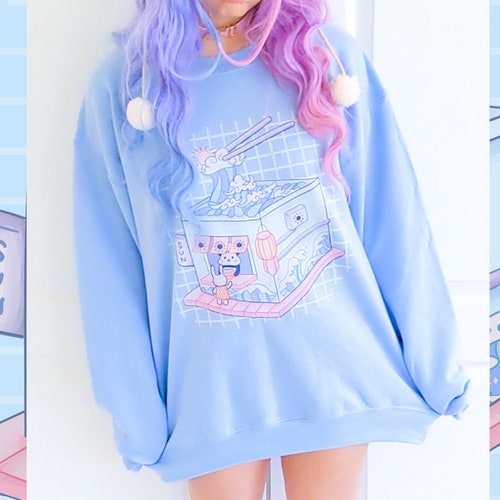 Kawaii Sweatshirt Yume Kawaii Clothing Fairy Kei Kawaii Etsy