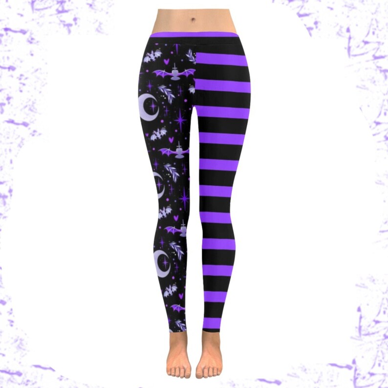 Pastel Goth Leggings Yami Kawaii Kawaii Clothing Pastel Etsy