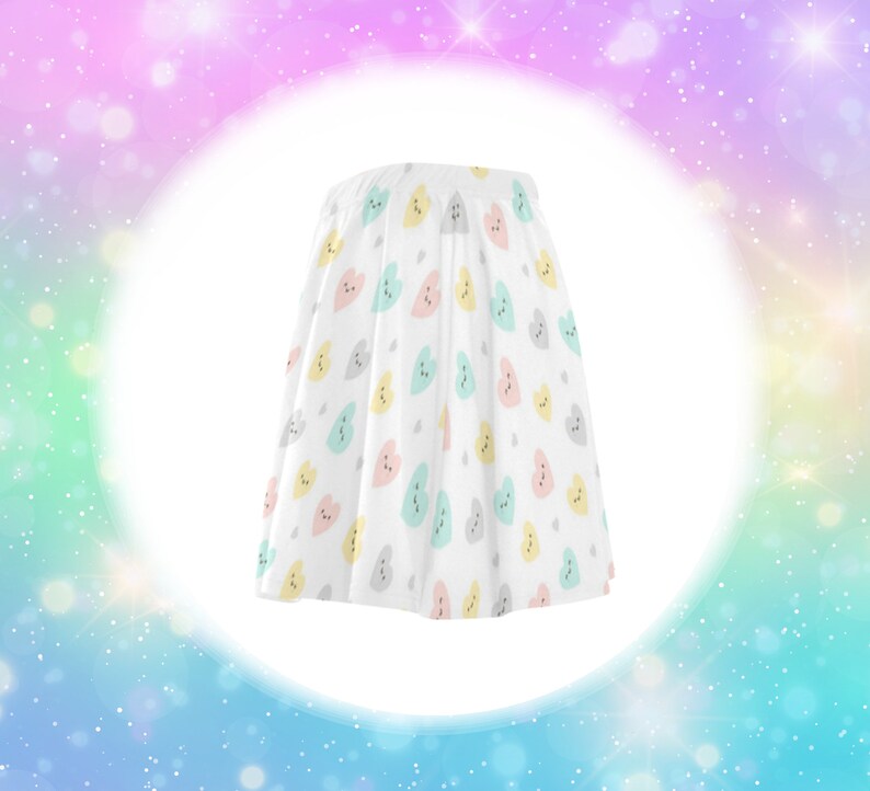 Kawaii Skirt Fairy Kei Pastel Kawaii Skirt Kawaii Etsy