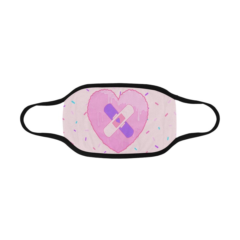 Pastel Goth Menhera Kawaii Mask Pastel Goth Face Mask Etsy