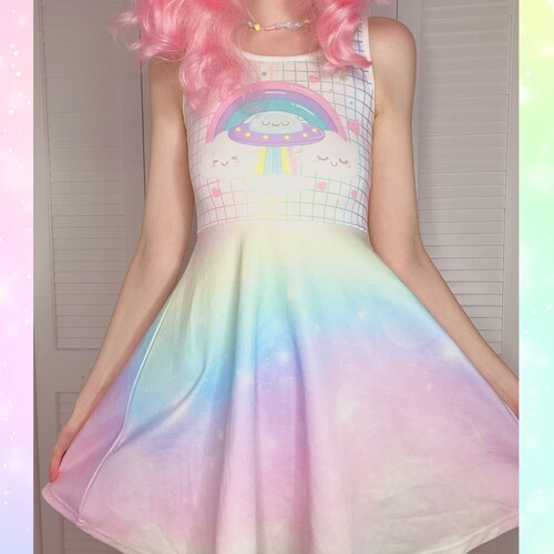 Pastel Goth Kawaii Dress Fairy Kei Kawaii Clothing Kawaii Etsy