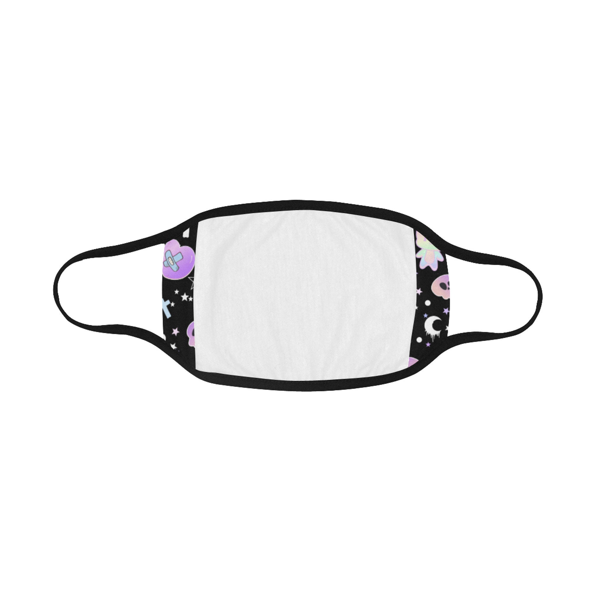 Pastel goth Kawaii face Mask Pastel goth face mask Yami Etsy