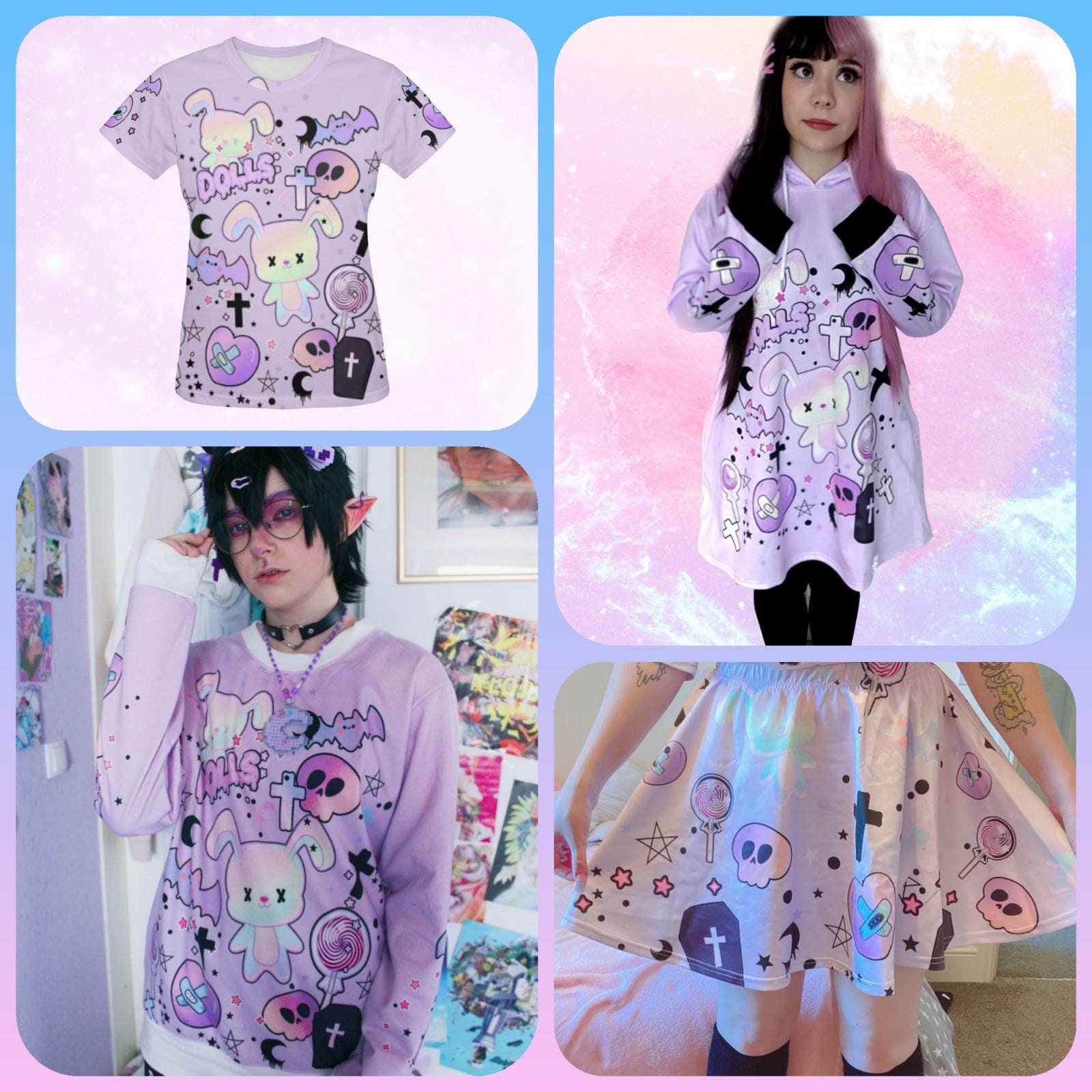 Pastel Goth Kawaii Clothing Pastel Goth Clothing Yami Etsy