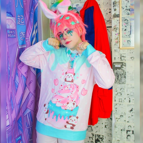 Kawaii Sweatshirt Yume Kawaii Fairy Kei Kawaii Clothing - Etsy