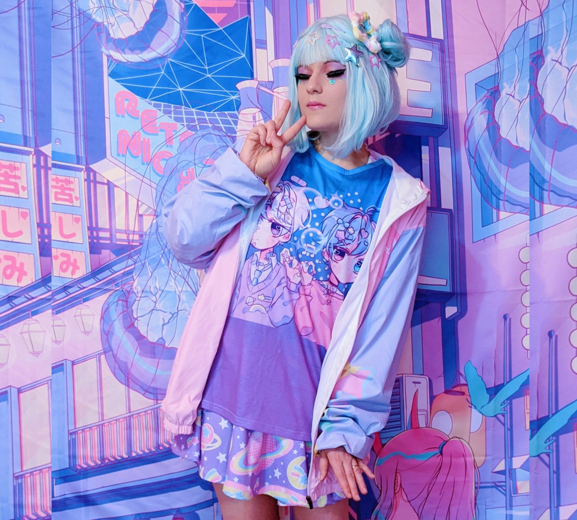 Kawaii Shirt Fairy Kei Kawaii Clothing Pastel Kawaii Etsy