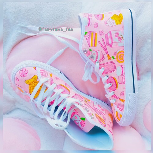 Yume Kawaii Pastel Starry Color Block Shoes Fairy Kei Shoes Etsy
