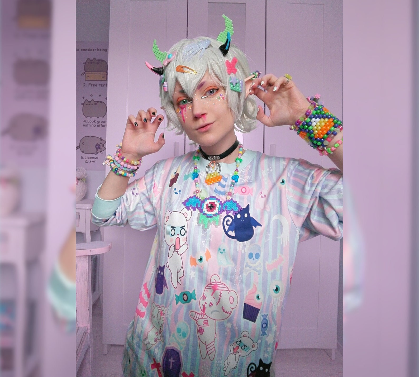 Kawaii Halloween Pastel goth clothing Yami Kawaii Pastel Etsy