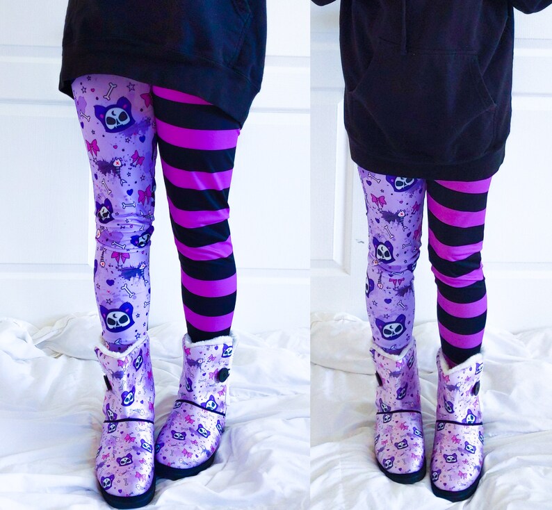 Pastel Goth Leggings Yami Kawaii Kawaii Clothing Pastel Etsy