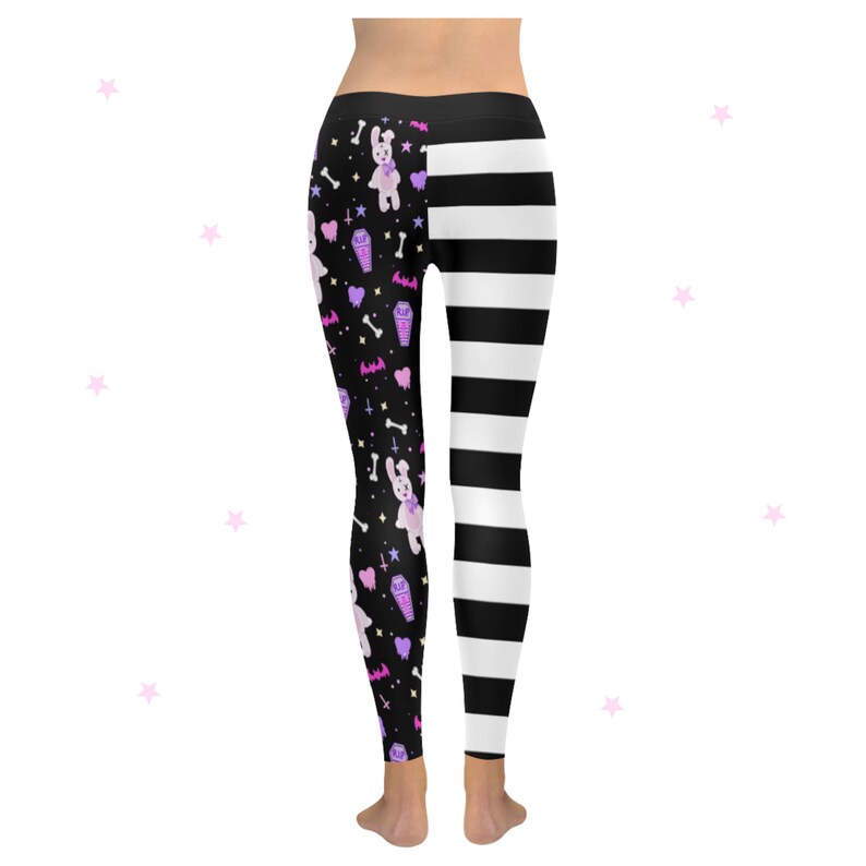 Pastel Goth Leggings Yami Kawaii Kawaii Clothing Pastel Etsy
