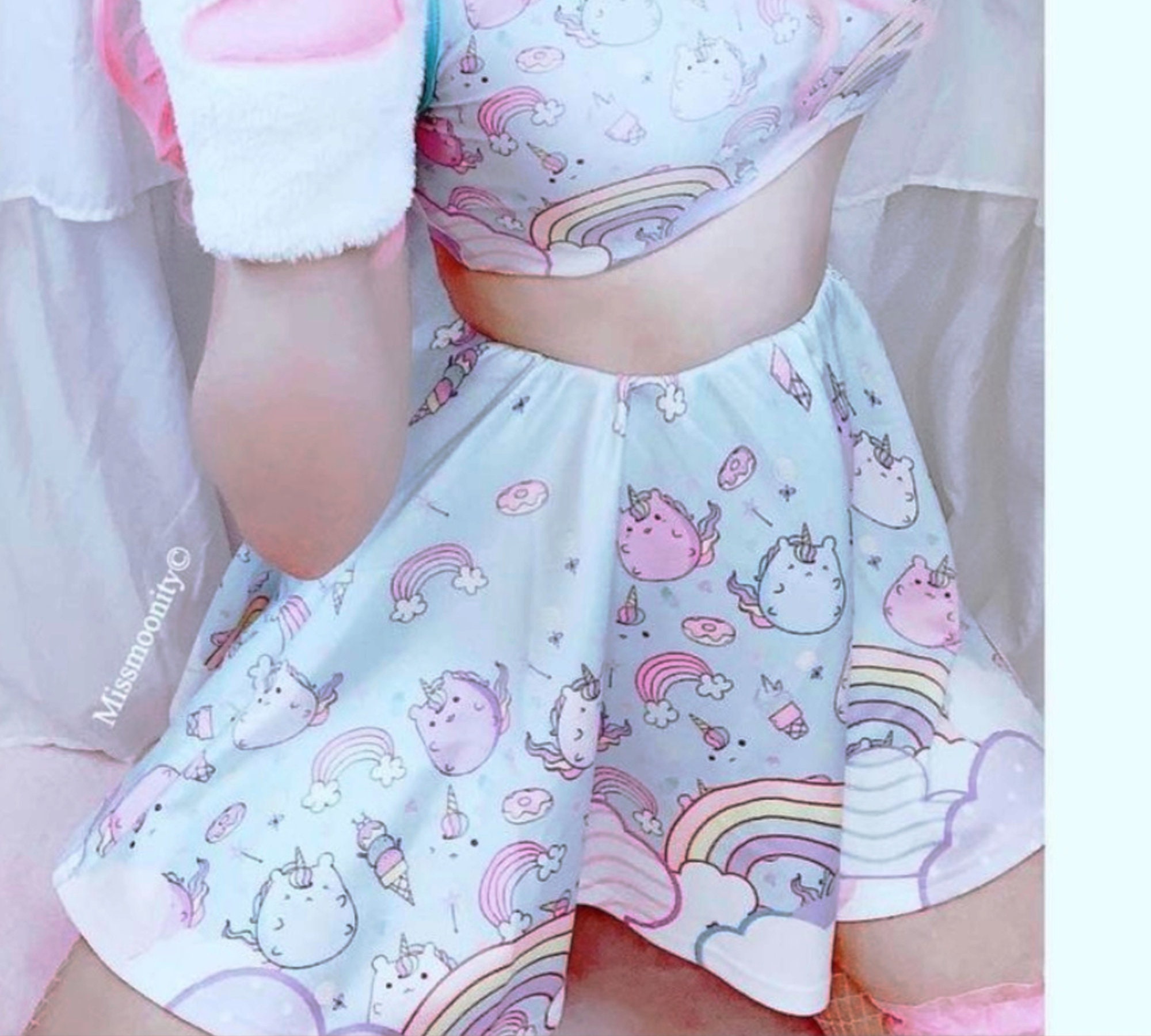 Kawaii Skirt Kawaii Clothing Yume Kawaii Pastel Kawaii Etsy UK