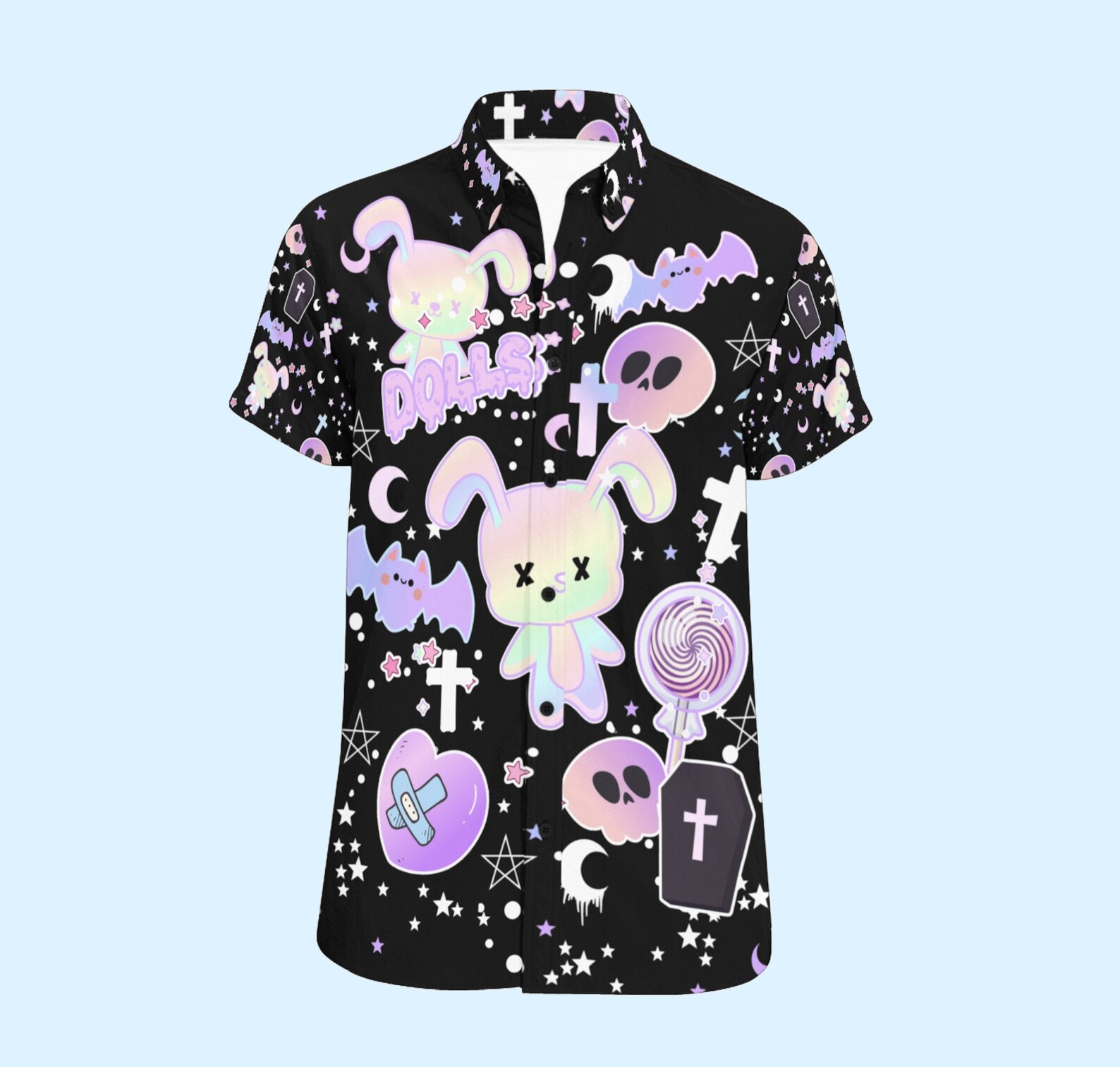 Pastel Goth Shirt Kawaii Clothing Pastel Goth Clothing Etsy