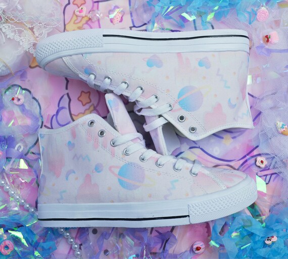 pastel goth converse