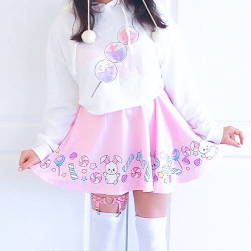 Fairy Kei Kawaii Skirt Kawaii Clothing Yume Kawaii - Etsy