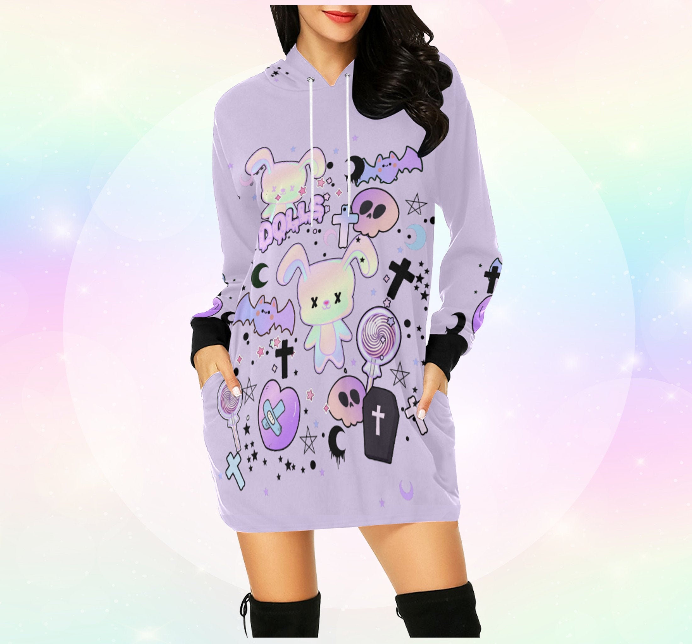 Pastel Goth Kawaii Dress Fairy Kei Kawaii Clothing Kawaii