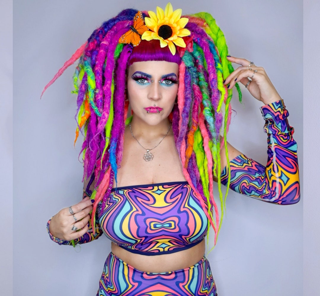 Rave Wear Rave Bra Rave Clothing Women Groovy Rave Etsy