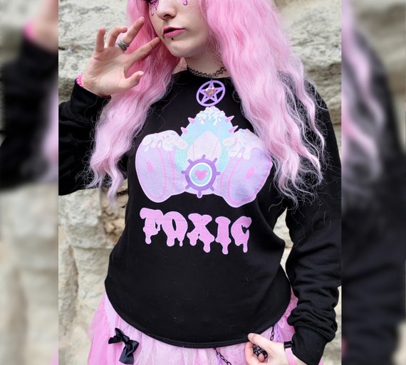Pastel Goth Sweatshirt Yume Kawaii Kawaii Clothing Etsy