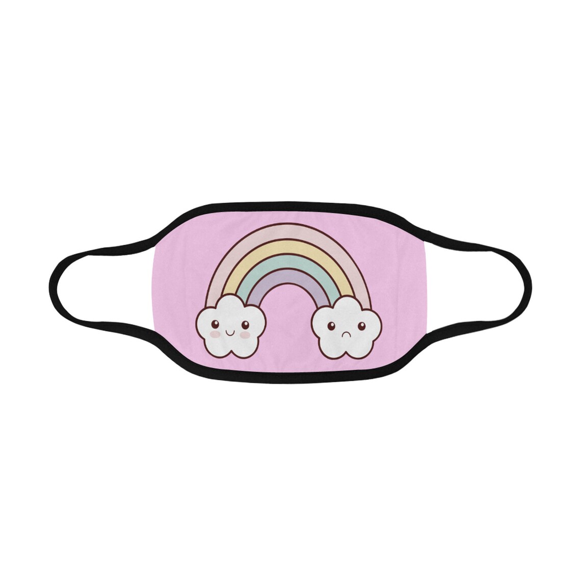 Kawaii Mask Cute Face Mask Toddler Face Mask Baby Face Etsy