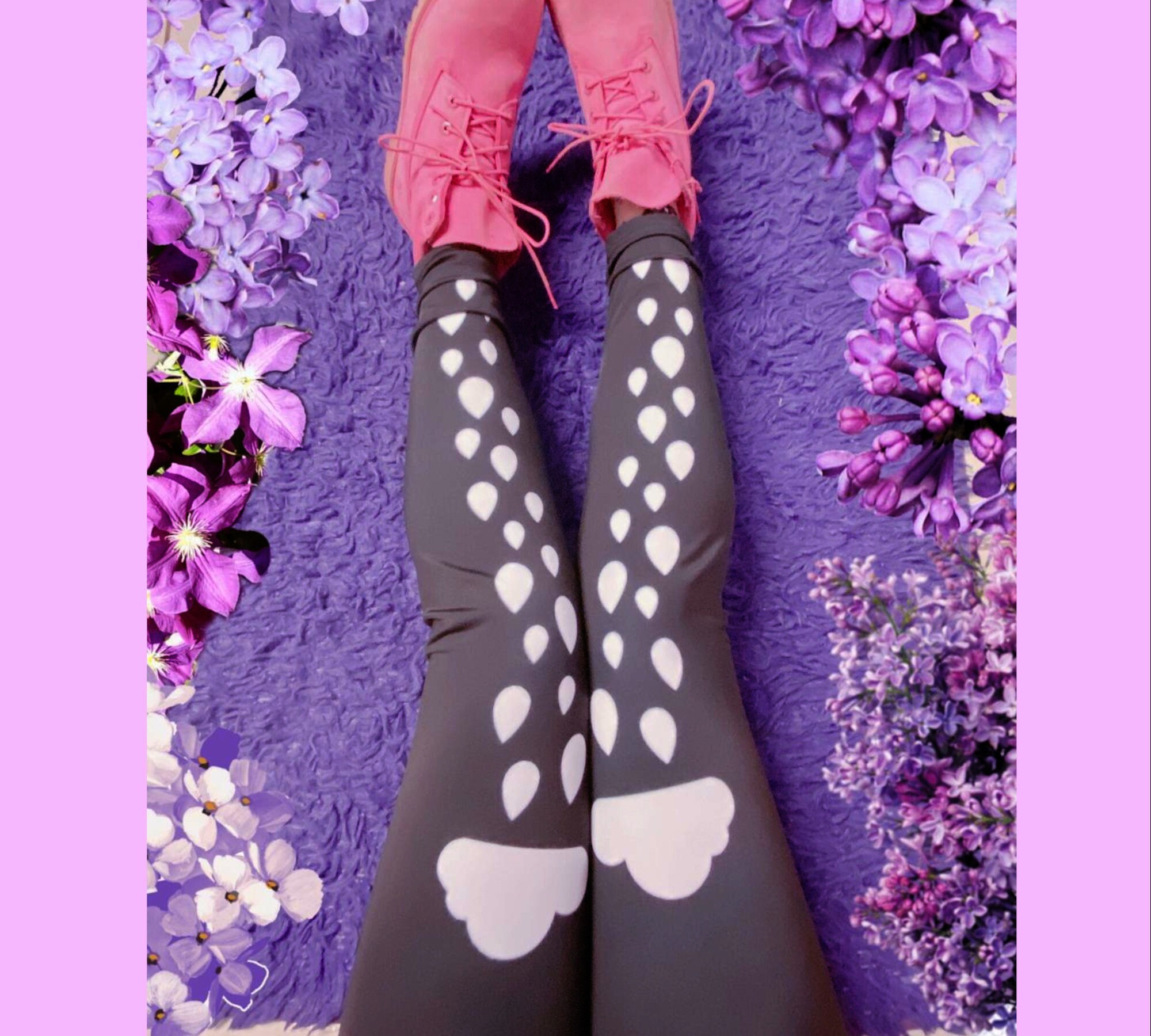 Kawaii Clothing Kawaii Leggings Pastel Goth Clothing Yume Etsy