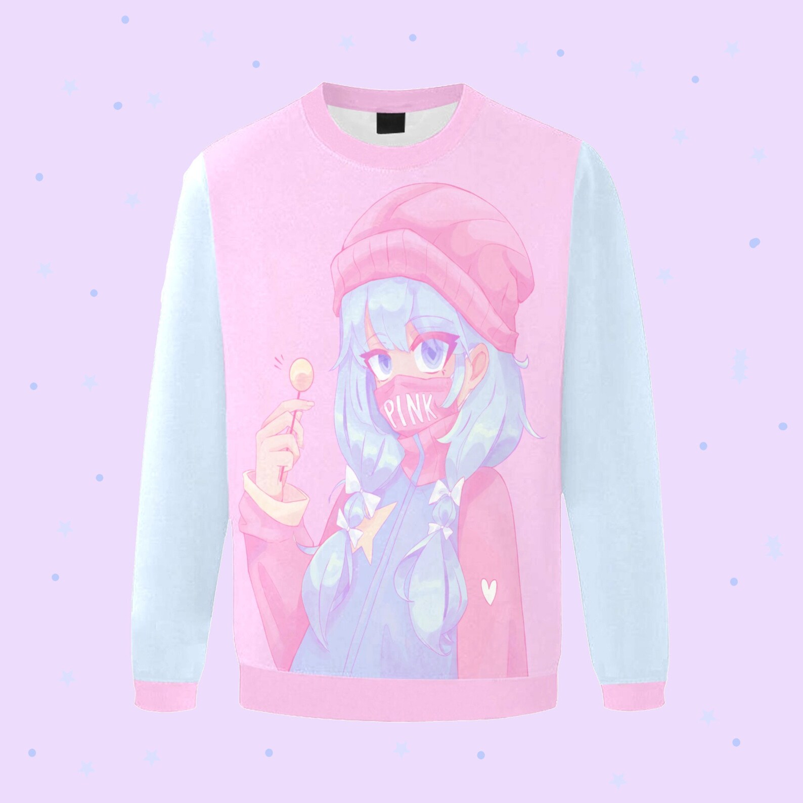 Pastel Goth Sweatshirt Kawaii Clothing Fairy Kei Kawaii Etsy