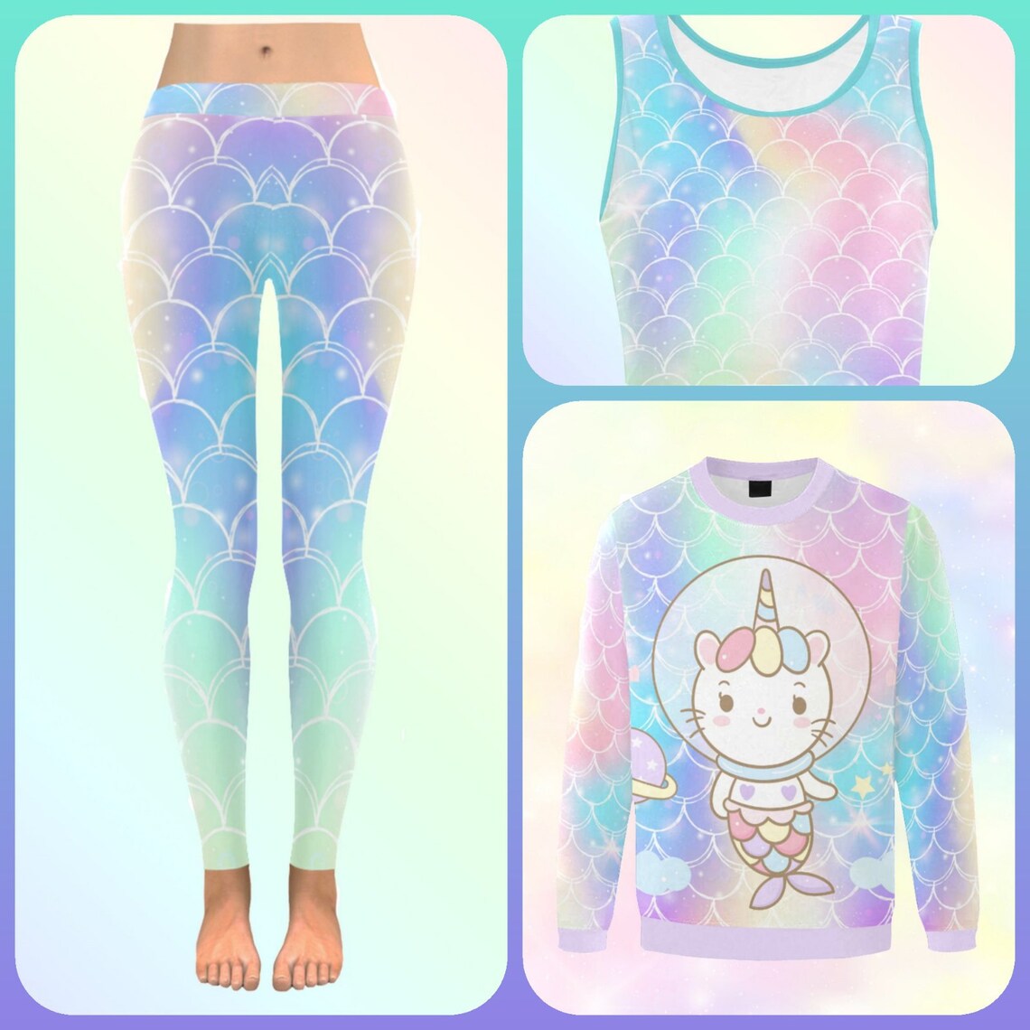 Kawaii Bikini Yume kawaii Kawaii swimwear Fairy Kei Etsy