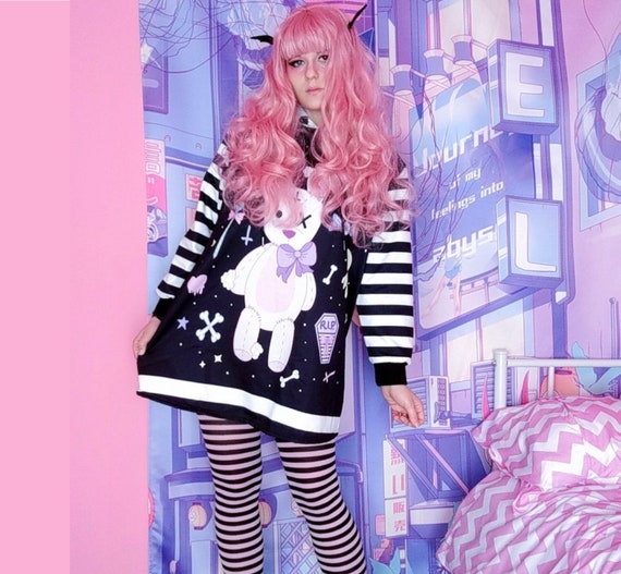 Pastel Goth Kawaii Dress Fairy Kei Kawaii Clothing Kawaii