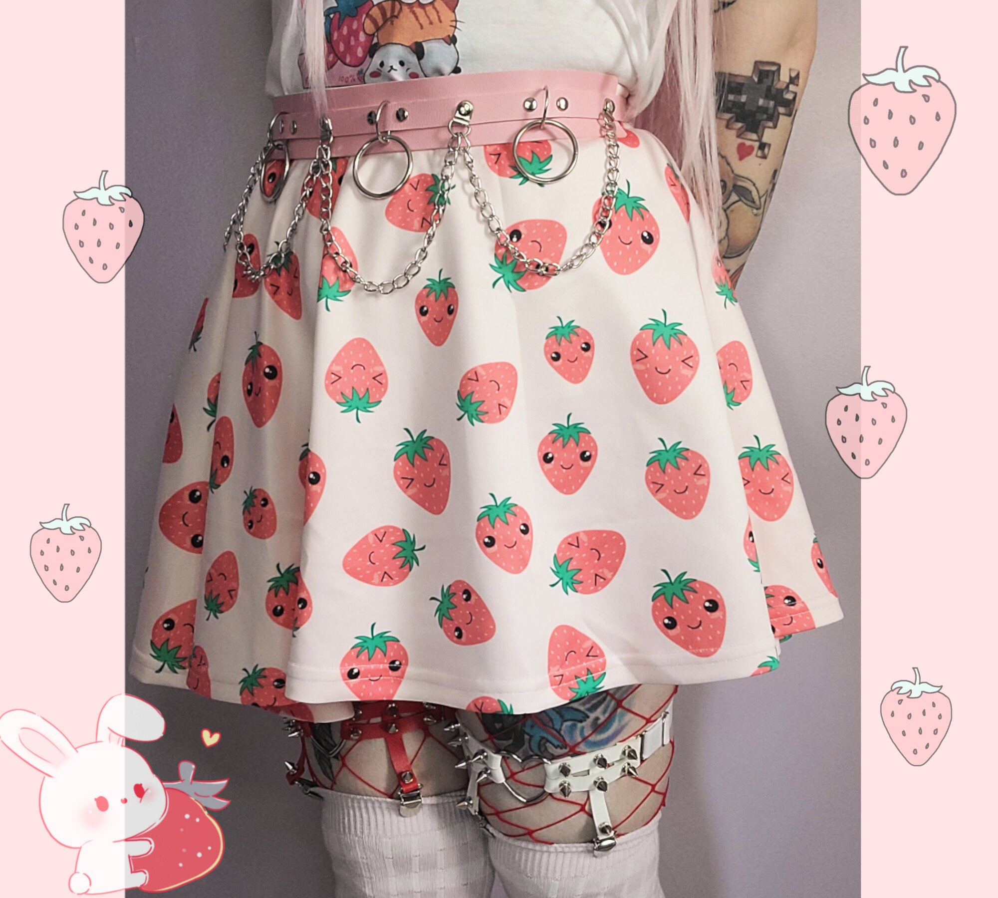 Kawaii skirt Kawaii clothing Yume kawaii Fairy Kei Etsy