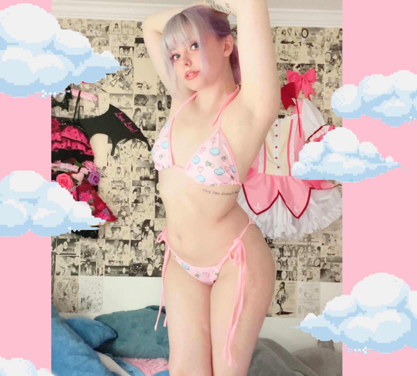 Kawaii Bikini Yume kawaii Kawaii swimwear Fairy Kei Etsy