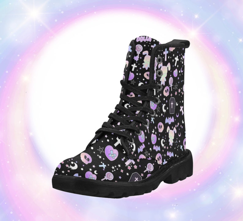 pastel goth boots