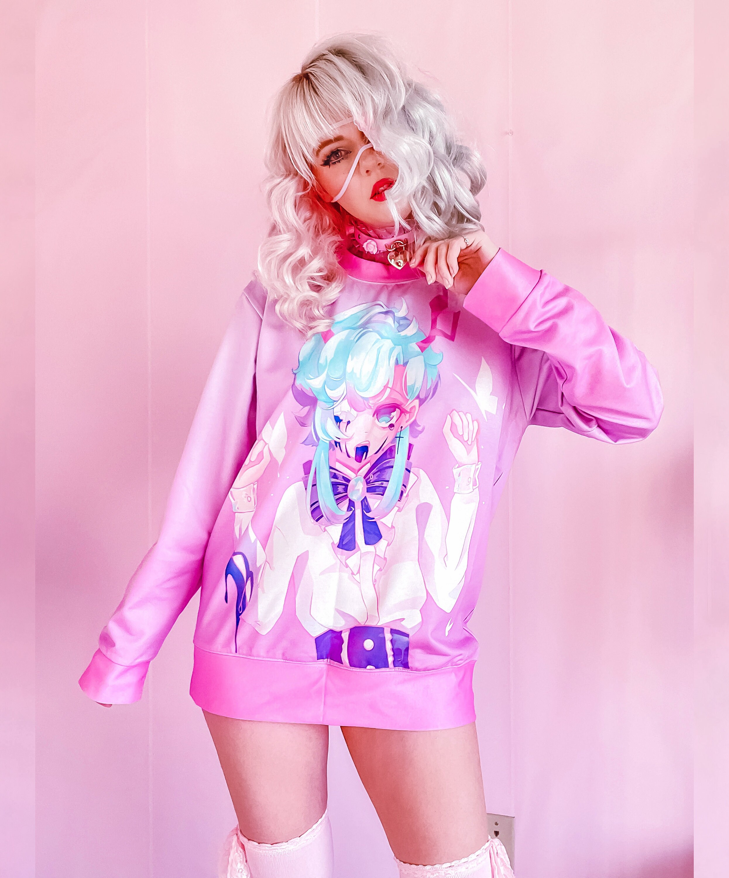 Pastel Goth Sweatshirt Kawaii Clothing Fairy Kei Kawaii | Etsy