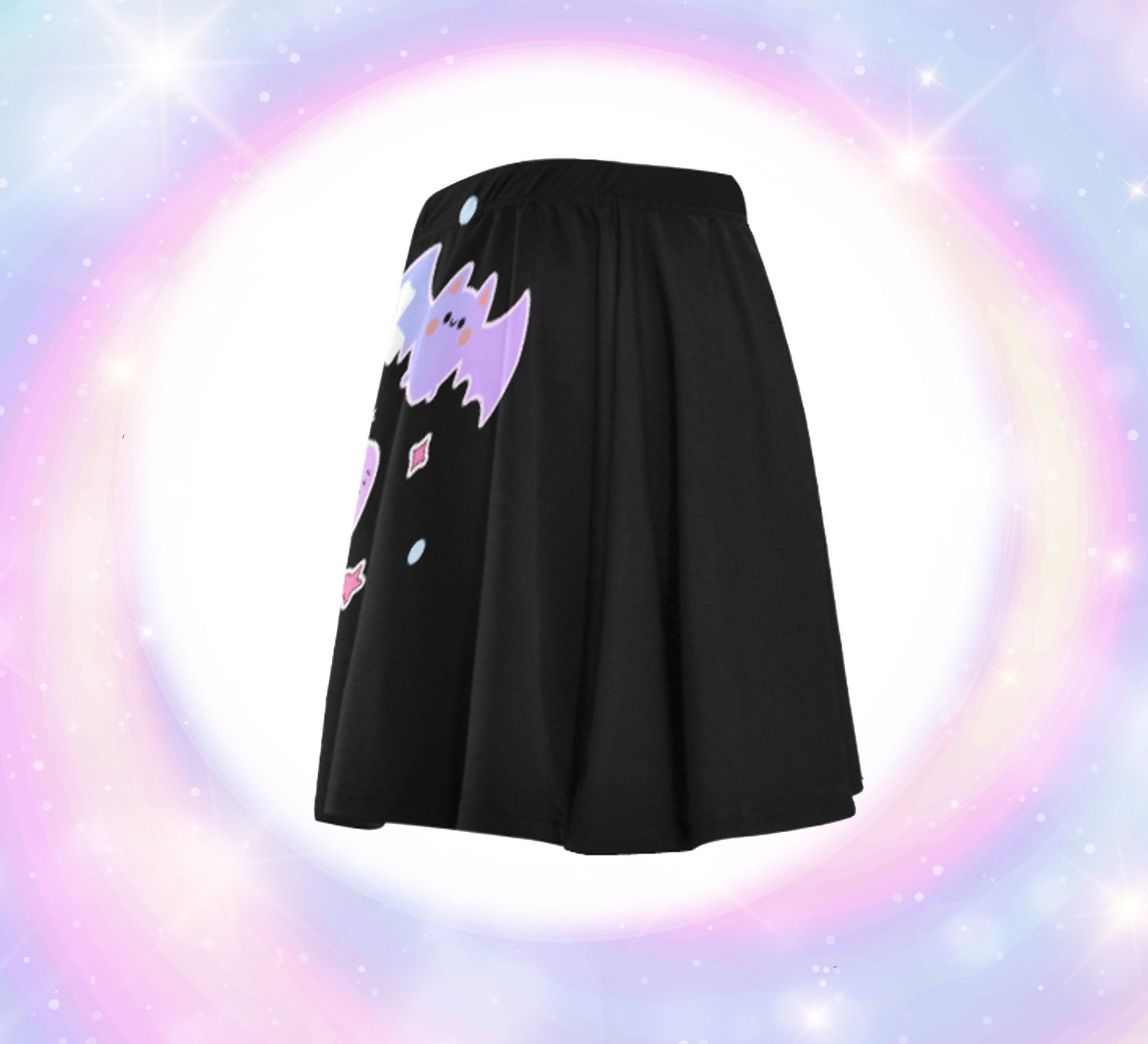 Pastel Goth Skirt Pastel Goth Clothing Kawaii Skirt Kawaii Etsy