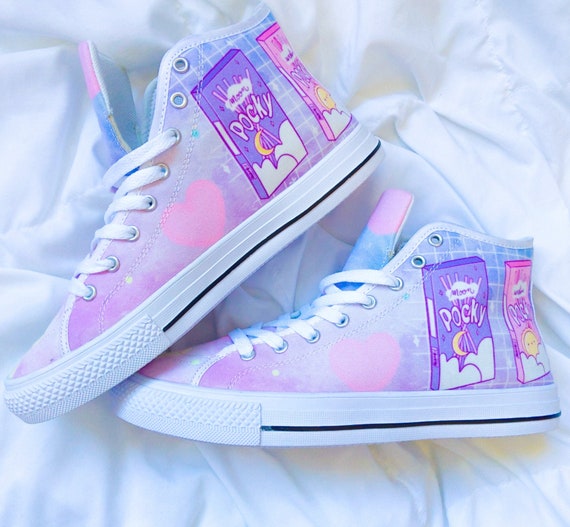 Kawaii Shoes Yume Kawaii Kawaii Canvas Shoes Kawaii Etsy