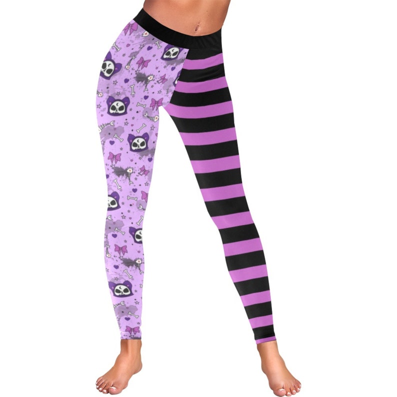 Pastel Goth Leggings Yami Kawaii Kawaii Clothing Pastel Etsy