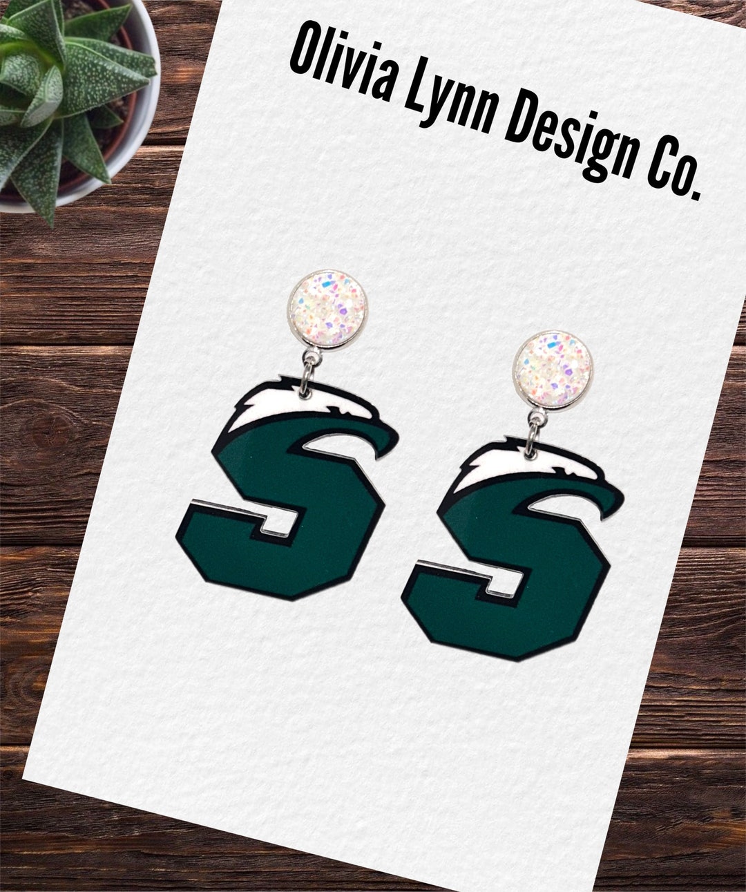 Shaw High School Shaw Eagles Green and White We Etsy